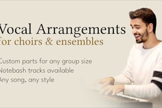 create a vocal arrangement