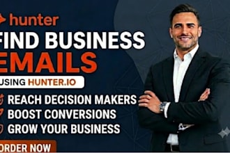 setup hunter io lead generation and verified email outreach