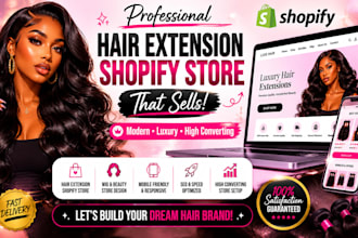 do hair extension shopify store, shopify store hair website, hair extension