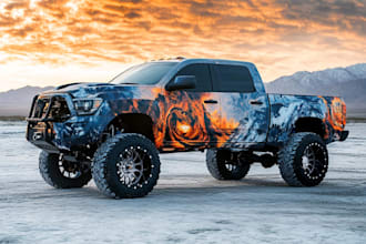 draw car wrap vehicle wrap truck wrap racing car wrap