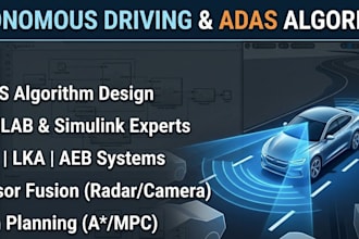 develop adas, autonomous driving algorithm in matlab