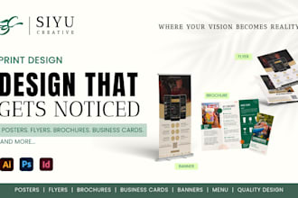design professional print materials