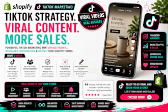 create high converting tiktok ads for your shopify store