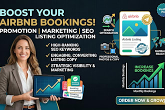 airbnb seo property listing airbnb marketing vrbo promotion to increase booking