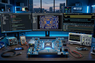 develop stm32 embedded systems and firmware professionally