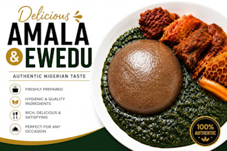 create amala and ewedu for you