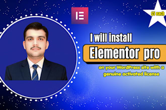 install elementor pro on your wordpress site with a genuine activated license