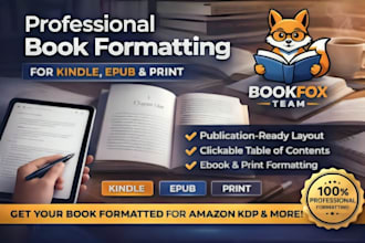 do book formatting,  journal formatting, paperback formatting