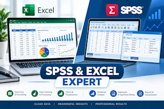be your expert statistical data analyst using spss and excel