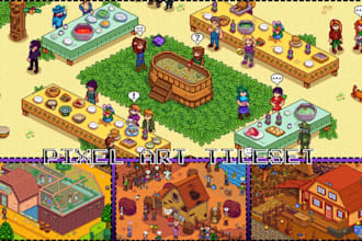2d top down pixel art tileset sprite sheet rpg pixel art background game asset