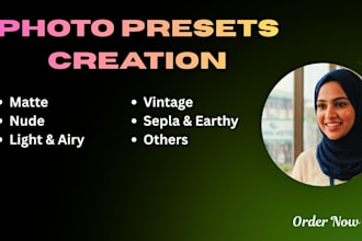 create aesthetic photo presets to upgrade your feed