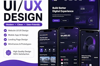 design modern and user friendly mobile app UI UX in figma