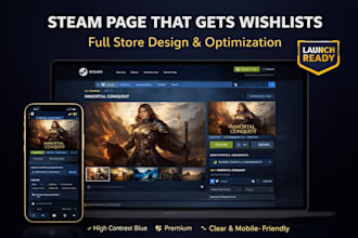 design and optimize your full steam store page for maximum wishlists