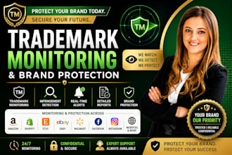 provide trademark monitoring and brand protection support