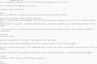 write and provide professional admin support