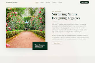develop a business portfolio website for you
