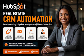 build hubspot real estate CRM automation for lead nurturing pipeline management