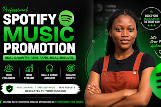 setup effective campaign for spotify and soundcloud music promotion for growth