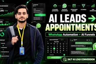create ai lead funnels with whatsapp and appointment automation