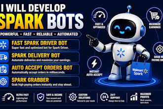 fast spark driver bot, spark delivery bot, auto accept orders bot, spark grabber