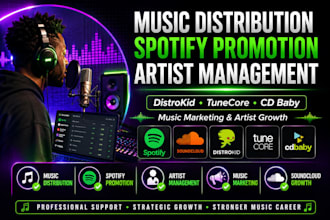 do music distribution music promotion and spotify promotion