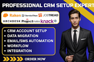 jobtread servicetitan projectmates automate rakent archdesk knack integration
