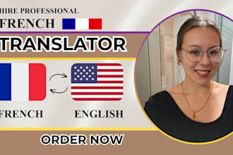 manually translate your book from french to english, french translation