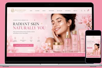 skincare website beauty website skincare shopify cosmetics website beauty store