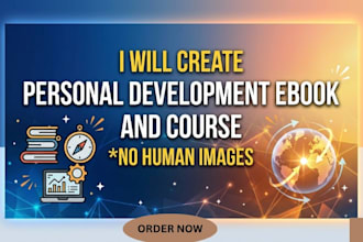 create personal development ebook and online course
