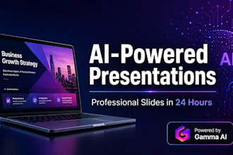 design a professional ai powered presentation using gamma