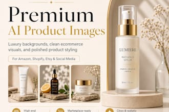 create premium ai product backgrounds for ecommerce
