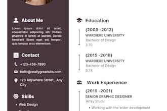 write an ats compliant resume and professional CV layout