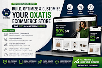 build a modern jimdo website design for online store