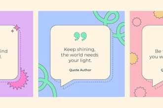 create creative poster designs and typing work