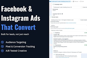 manage facebook and instagram ads for lead generation