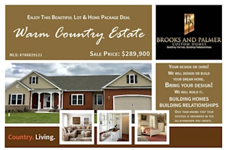 design banner, signage, billboards and graphic design