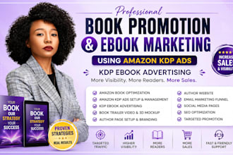 do book promotion and ebook marketing using amazon KDP ads KDP ebook advertising