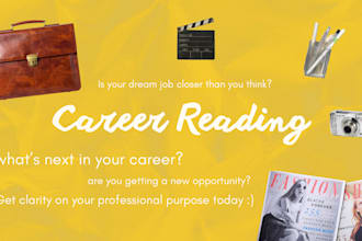 do a career reading for you to clarify your professional path