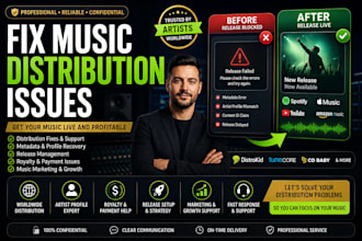 fix distrokid tunecore and cd baby issues