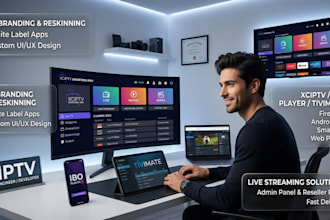 rebrand latest iptv ibo player tivimate xciptv with panel firestick android web