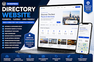 build wordpress directory website, business, local and listing directory website