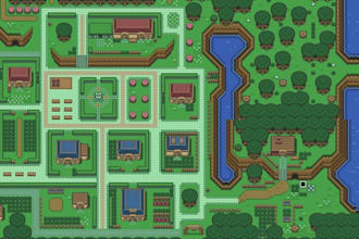 create pixel art tileset top down tileset tilemap rpg maker pixel environment