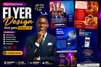 create professional flyers for businesses, events, churches, and promotion