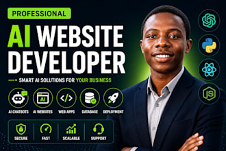 develop ai website, ai chatbot, ai web application, ai software developer