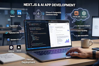 build a nextjs web app with ai features
