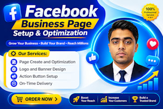 professionally setup facebook business page and optimize it for growth