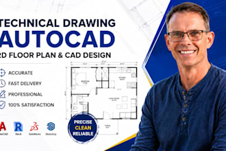 technical drawing, autocad drafting, 2d floor plan, cad design expert