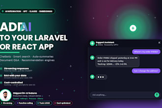 integrate openai chatgpt and anthropic ai features into your laravel react app