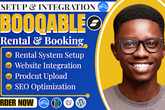 design booqable rental service, booqable online booking website, website design