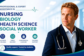 help with urgent bioethics, nursing, health science, social work